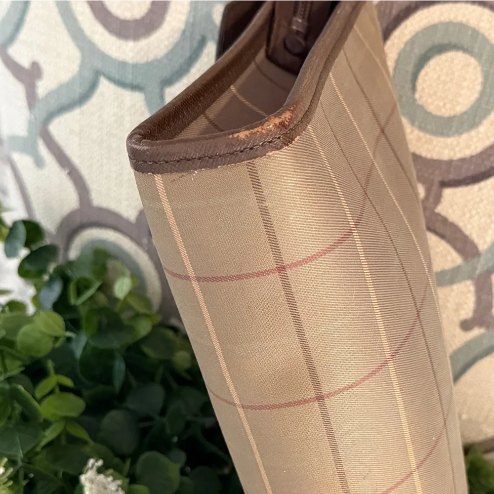 Burberry Vintage Plaid Clutch/Portfolio Case